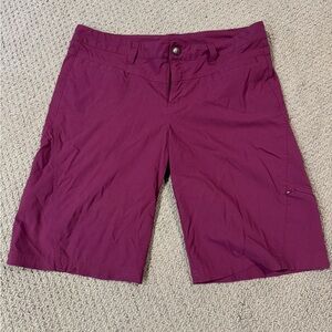 Athleta Magenta Hiking Shorts